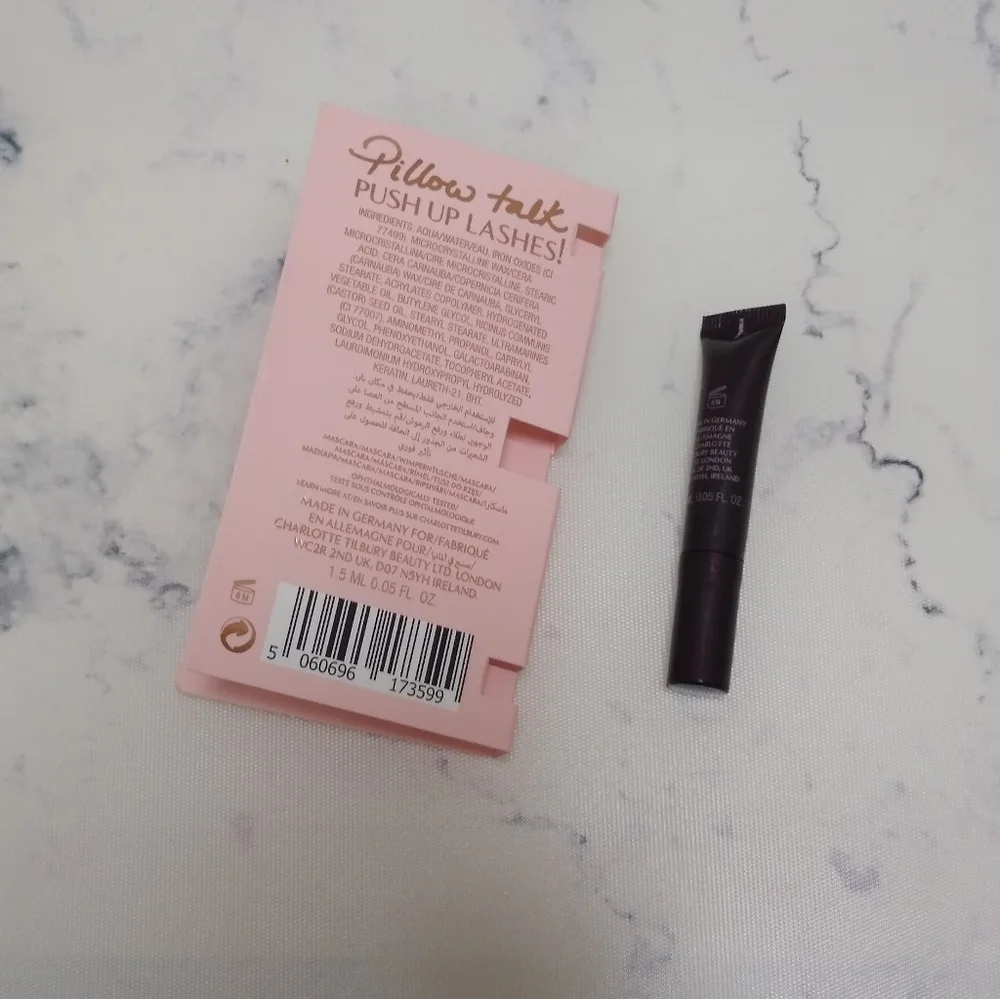 Charlotte Tilbury Pillow Talk Push Up Lashes Mascara Mini Travel Size 0.05oz